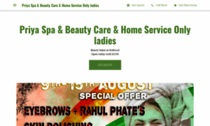 Priya-beauty-parlour-home-service-only-ladies.business.site thumbnail