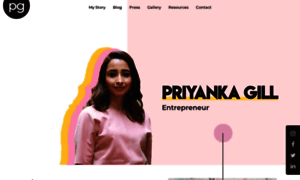 Priyankagill.com thumbnail