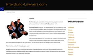 Pro-bono-lawyers.com thumbnail