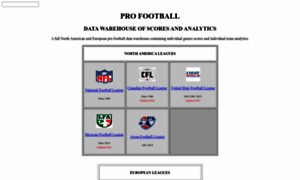 Pro-football-results.com thumbnail