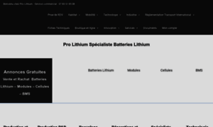 Pro-lithium.com thumbnail