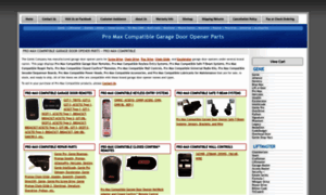 Pro-max.garage-door-opener-parts.com thumbnail