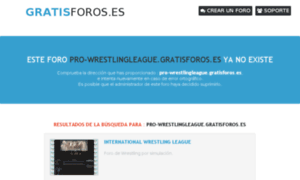 Pro-wrestlingleague.gratisforos.es thumbnail