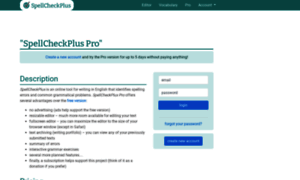 Pro.spellcheckplus.com thumbnail