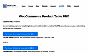 Pro.wcproducttable.com thumbnail