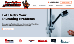 Proactionplumbing.com.au thumbnail