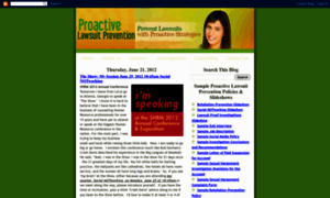 Proactivelawsuitprevention.blogspot.com thumbnail