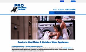 Proapplianceservice.ca thumbnail