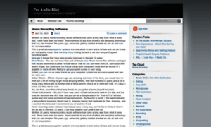 Proaudioblog.wordpress.com thumbnail