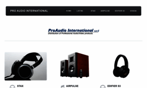 Proaudiointernational.it thumbnail