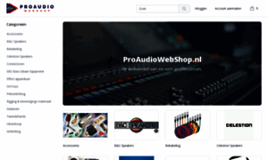 Proaudiowebshop.nl thumbnail