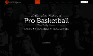 Probasketballencyclopedia.com thumbnail