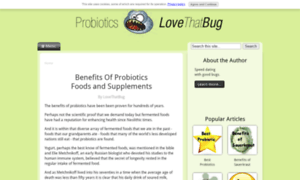 Probiotics-lovethatbug.com thumbnail