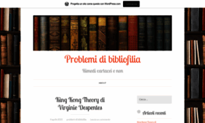 Problemidibibliofilia.wordpress.com thumbnail