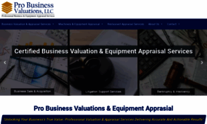 Probusinessvaluations.com thumbnail