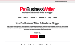 Probusinesswriter.com thumbnail