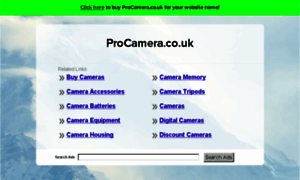 Procamera.co.uk thumbnail
