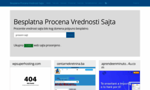 Procena.sajamsajtova.com thumbnail