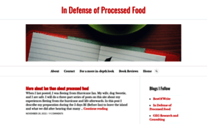 Processedfoodsite.com thumbnail