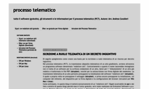 Processo-telematico.blogspot.com thumbnail