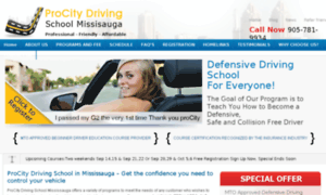 Procitydrivingschool.ca thumbnail