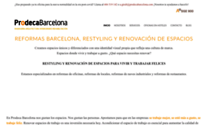 Prodecabarcelona.com thumbnail