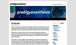 Prodigyanesthesia.wordpress.com thumbnail