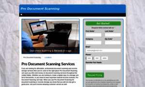 Prodocumentscanning.com thumbnail