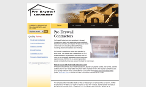 Prodrywallcontractors.com thumbnail