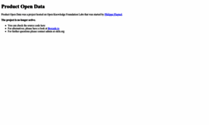 Product-open-data.com thumbnail