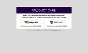 Productcareclaims.com.au thumbnail