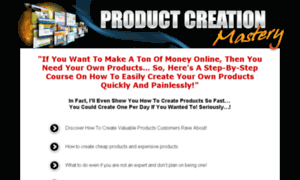 Productcreationmastery.info thumbnail