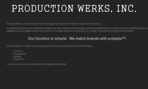 Productionwerksinc.com thumbnail