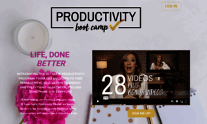 Productivitybootcamp.com thumbnail