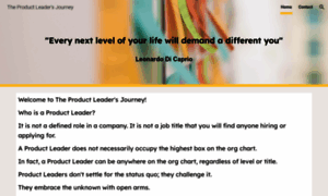 Productleadersjourney.com thumbnail