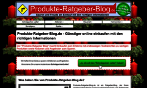 Produkte-ratgeber-blog.de thumbnail