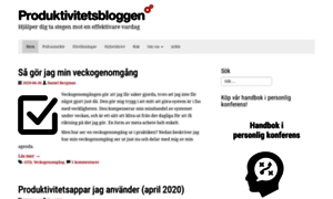 Produktivitetsbloggen.se thumbnail