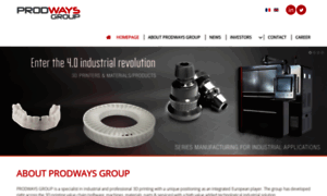 Prodways-group.com thumbnail