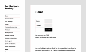 Proedgesportsacademy.com thumbnail