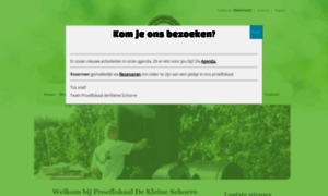 Proeflokaaldekleineschorre.nl thumbnail