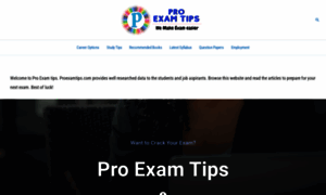 Proexamtips.com thumbnail