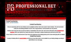 Professional-bet.com thumbnail