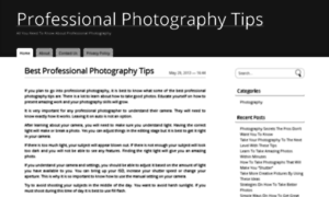 Professional-photography-tips.com thumbnail