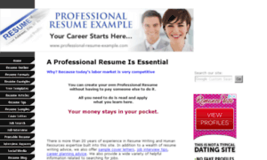 Professional-resume-example.com thumbnail