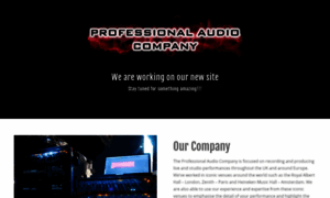 Professionalaudiocompany.co.uk thumbnail