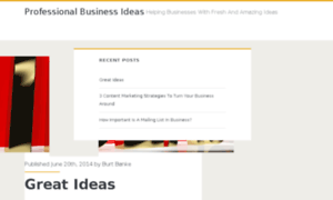 Professionalbusinessideas.net thumbnail