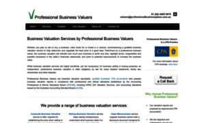 Professionalbusinessvaluers.com.au thumbnail