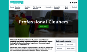 Professionalcleanersuk.co.uk thumbnail