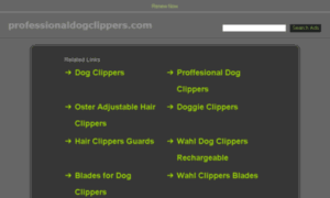 Professionaldogclippers.com thumbnail
