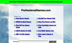 Professionalgames.com thumbnail